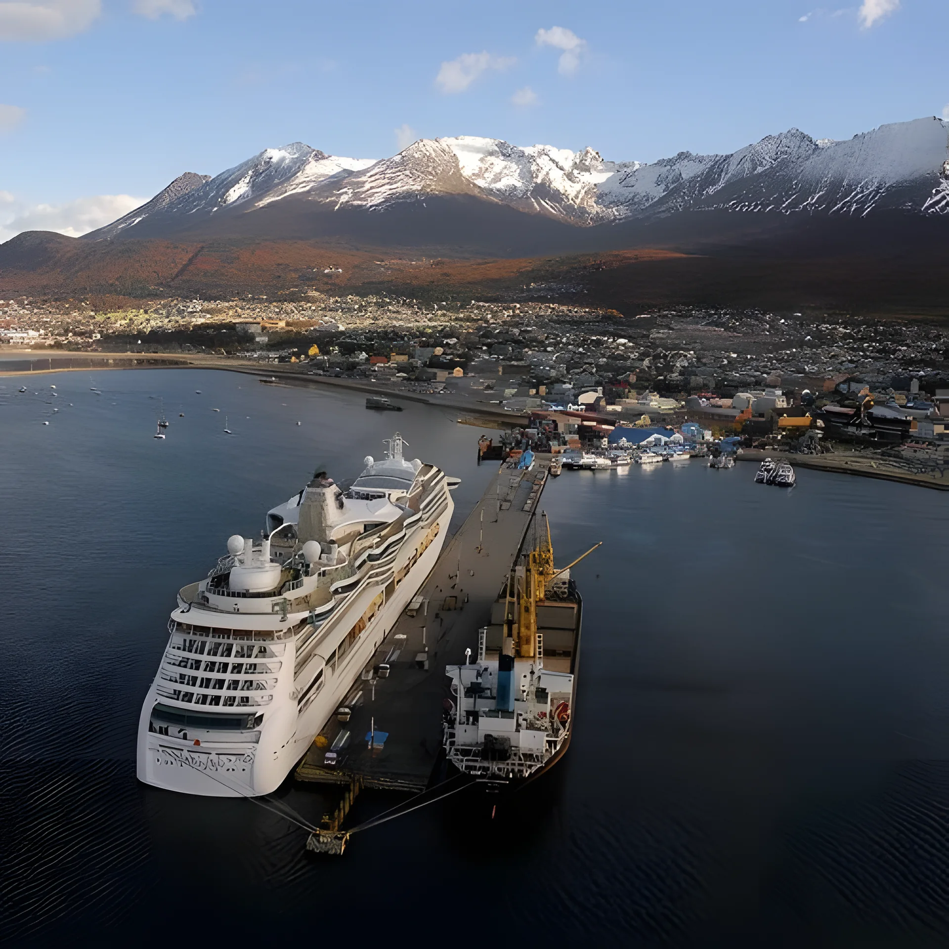 Cruceros en el Muelle Turístico de Ushuaia